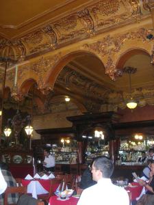 love the woodwork in this restaurant