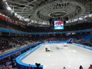 the whole figure skating arena
